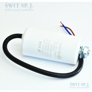 KONDENSATOR 8 uF 450V Kabel