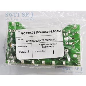 PŁYTKA ELEKTR. 919.0315 VC792.0315
